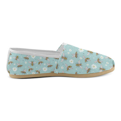 Bee Pattern Print Design BEE010 Women Casual Shoes-JorJune.com