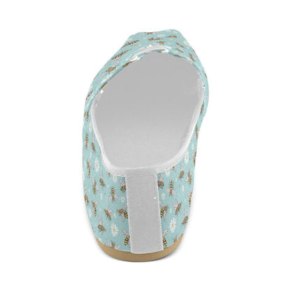 Bee Pattern Print Design BEE010 Women Casual Shoes-JorJune.com