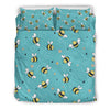 Bee Pattern Print Design BEE02 Duvet Cover Bedding Set-JORJUNE.COM