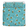 Bee Pattern Print Design BEE02 Duvet Cover Bedding Set-JORJUNE.COM