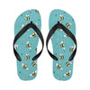 Bee Pattern Print Design BEE02 Flip Flops-JorJune