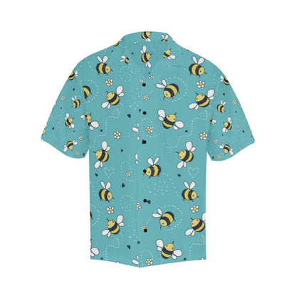 Bee Pattern Print Design BEE02 Men Hawaiian Shirt-JorJune