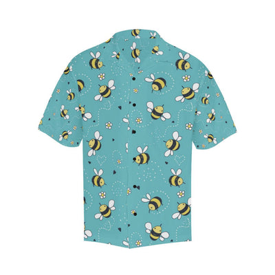 Bee Pattern Print Design BEE02 Men Hawaiian Shirt-JorJune