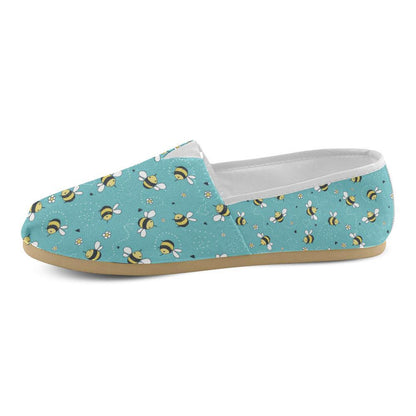 Bee Pattern Print Design BEE02 Women Casual Shoes-JorJune.com