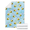 Bee Pattern Print Design BEE03 Fleece Blankete