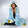 Bee Pattern Print Design BEE03 Hooded Blanket-JORJUNE.COM