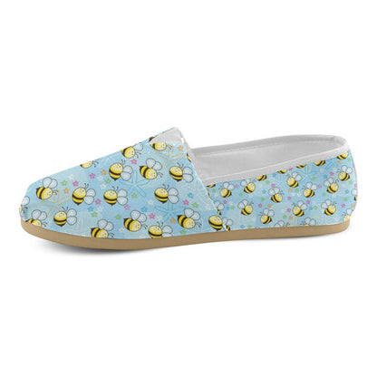 Bee Pattern Print Design BEE03 Women Casual Shoes-JorJune.com