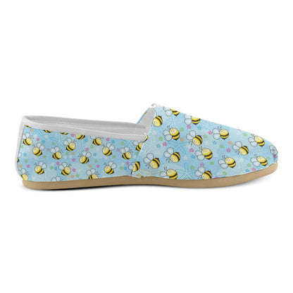 Bee Pattern Print Design BEE03 Women Casual Shoes-JorJune.com
