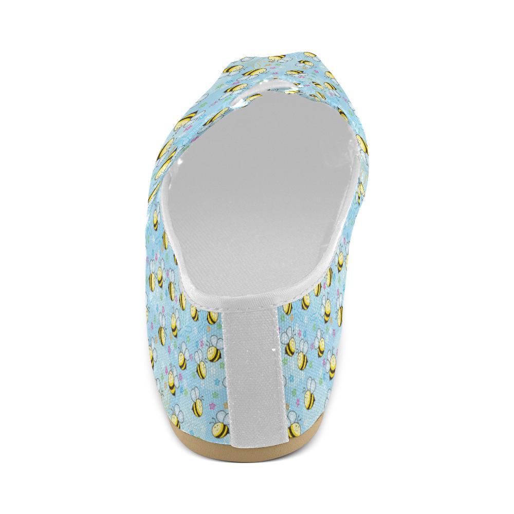 Bee Pattern Print Design BEE03 Women Casual Shoes-JorJune.com