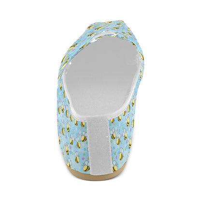 Bee Pattern Print Design BEE03 Women Casual Shoes-JorJune.com