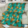 Bee Pattern Print Design BEE04 Fleece Blankete