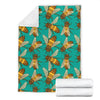 Bee Pattern Print Design BEE04 Fleece Blankete