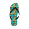 Bee Pattern Print Design BEE04 Flip Flops-JorJune