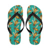 Bee Pattern Print Design BEE04 Flip Flops-JorJune