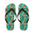 Bee Pattern Print Design BEE04 Flip Flops-JorJune