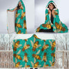 Bee Pattern Print Design BEE04 Hooded Blanket-JORJUNE.COM