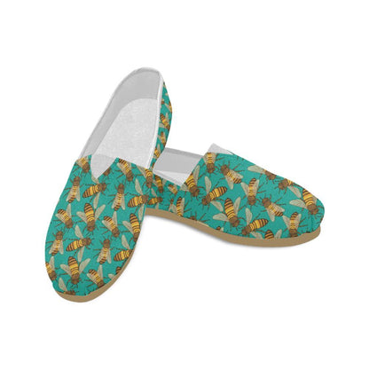 Bee Pattern Print Design BEE04 Women Casual Shoes-JorJune.com