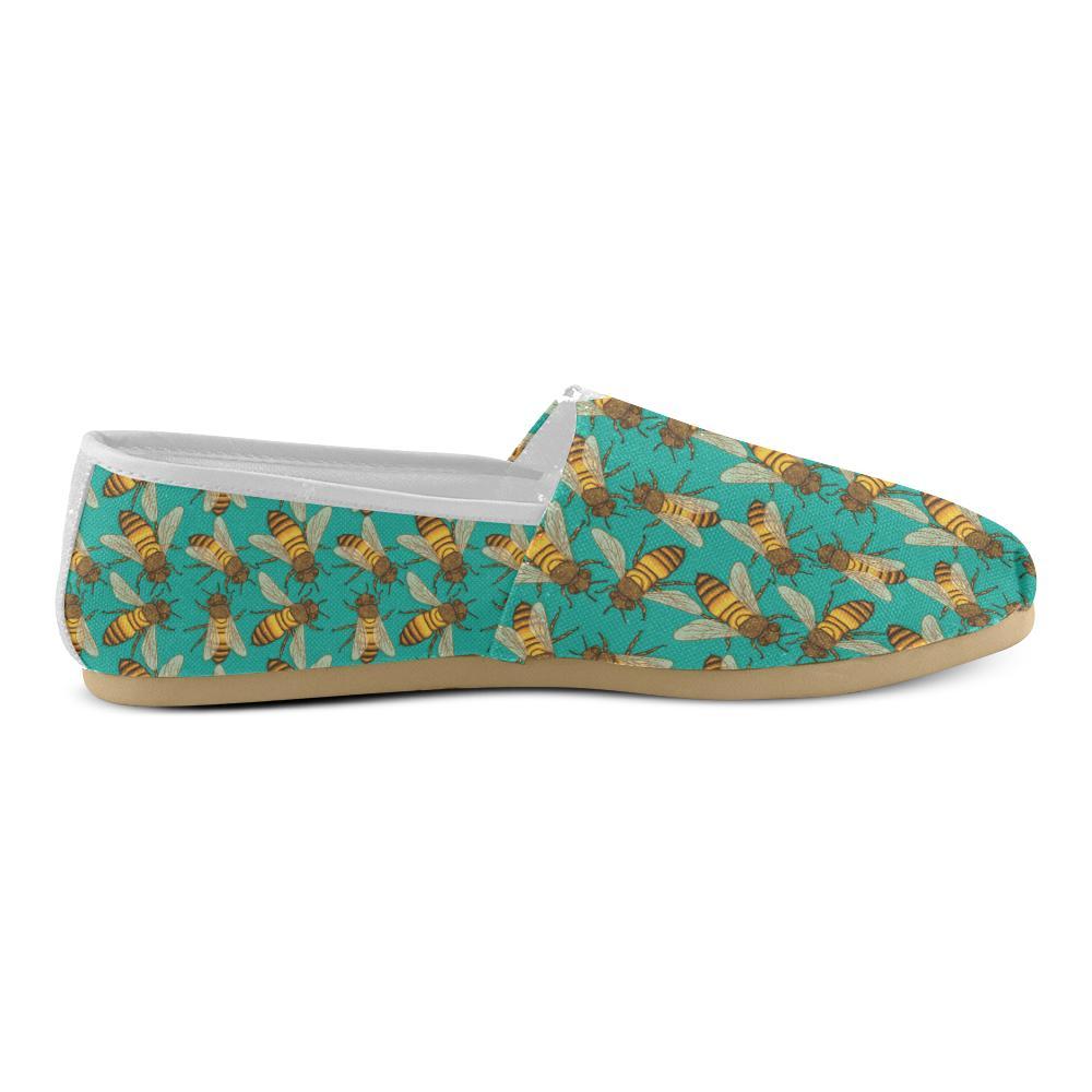 Bee Pattern Print Design BEE04 Women Casual Shoes-JorJune.com