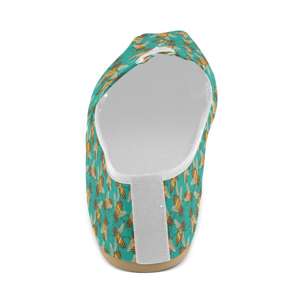 Bee Pattern Print Design BEE04 Women Casual Shoes-JorJune.com
