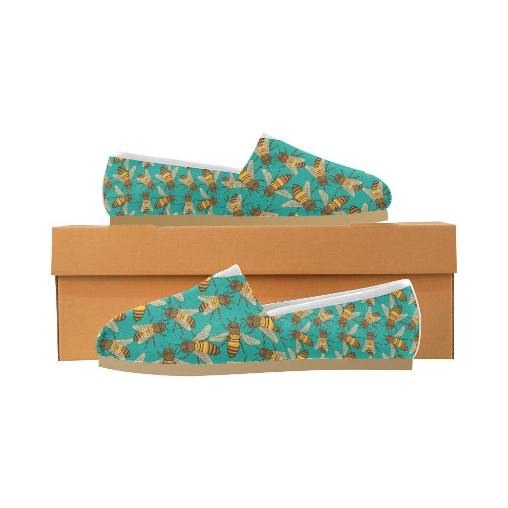 Bee Pattern Print Design BEE04 Women Casual Shoes-JorJune.com