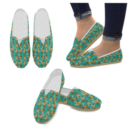 Bee Pattern Print Design BEE04 Women Casual Shoes-JorJune.com
