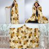 Bee Pattern Print Design BEE05 Hooded Blanket-JORJUNE.COM