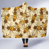 Bee Pattern Print Design BEE05 Hooded Blanket-JORJUNE.COM