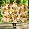 Bee Pattern Print Design BEE05 Hooded Blanket-JORJUNE.COM