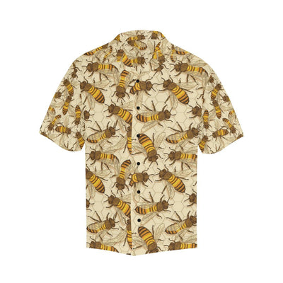 Bee Pattern Print Design BEE05 Men Hawaiian Shirt-JorJune