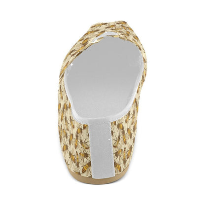 Bee Pattern Print Design BEE05 Women Casual Shoes-JorJune.com