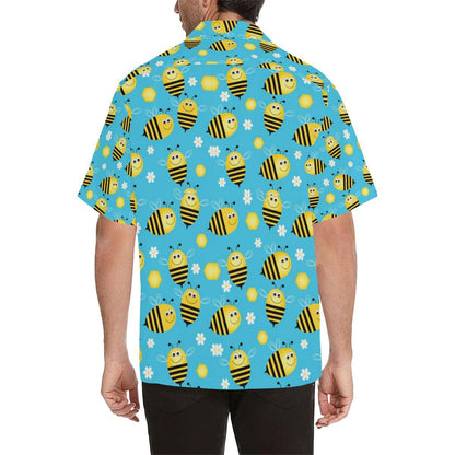 Bee Pattern Print Design BEE06 Men Hawaiian Shirt-JorJune