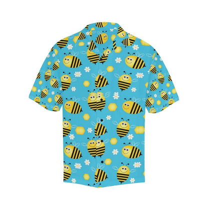 Bee Pattern Print Design BEE06 Men Hawaiian Shirt-JorJune