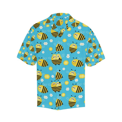Bee Pattern Print Design BEE06 Men Hawaiian Shirt-JorJune