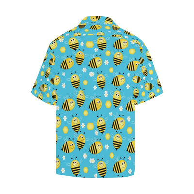 Bee Pattern Print Design BEE06 Men Hawaiian Shirt-JorJune