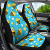 Bee Pattern Print Design BEE06 Universal Fit Car Seat Covers