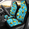 Bee Pattern Print Design BEE06 Universal Fit Car Seat Covers