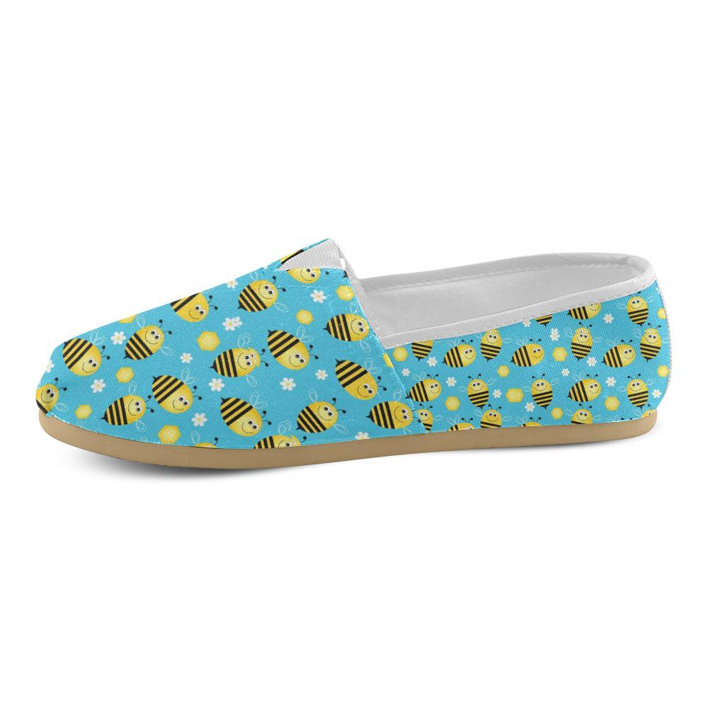 Bee Pattern Print Design BEE06 Women Casual Shoes-JorJune.com