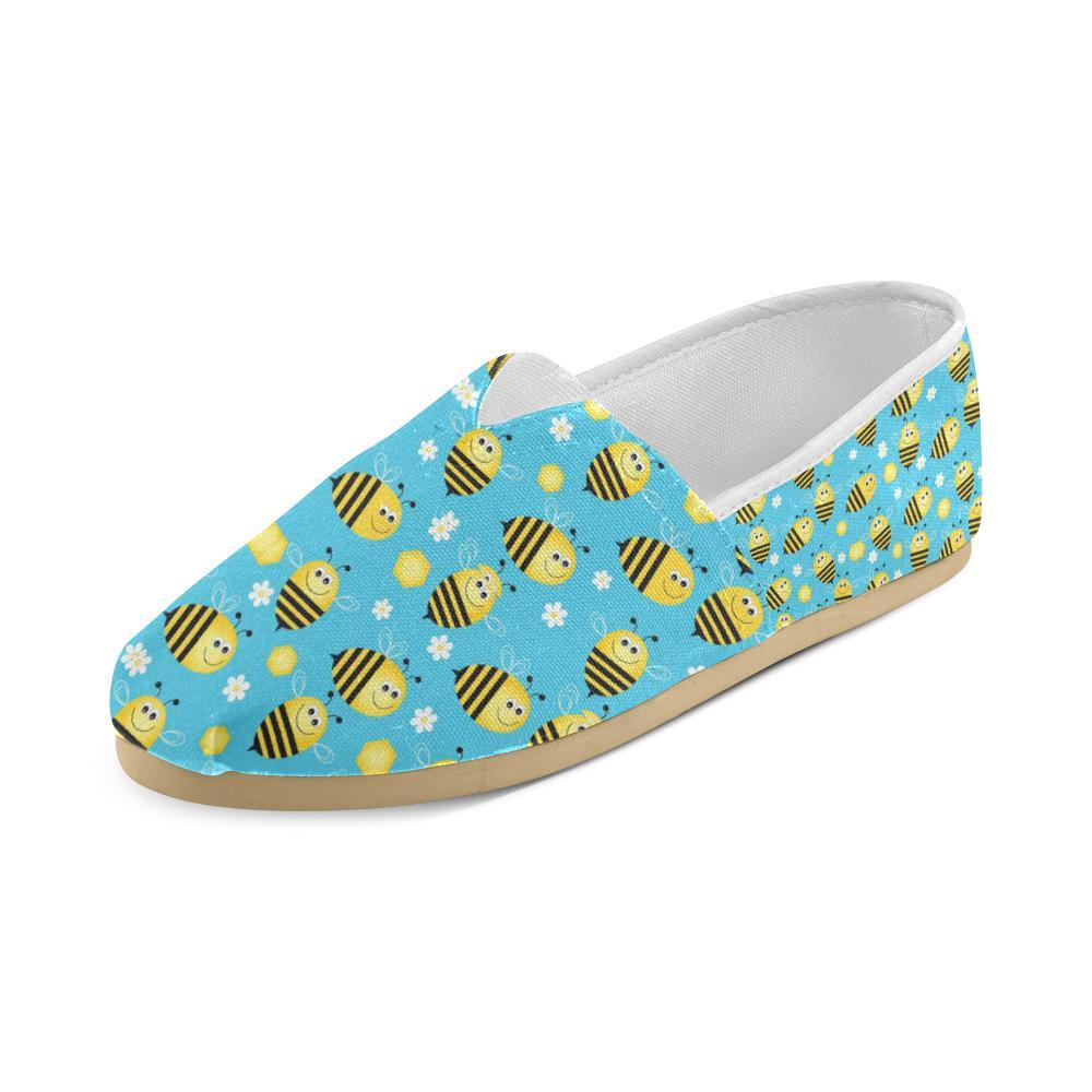 Bee Pattern Print Design BEE06 Women Casual Shoes-JorJune.com