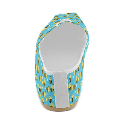 Bee Pattern Print Design BEE06 Women Casual Shoes-JorJune.com