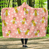 Bee Pattern Print Design BEE07 Hooded Blanket-JORJUNE.COM