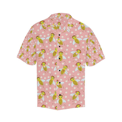 Bee Pattern Print Design BEE07 Men Hawaiian Shirt-JorJune