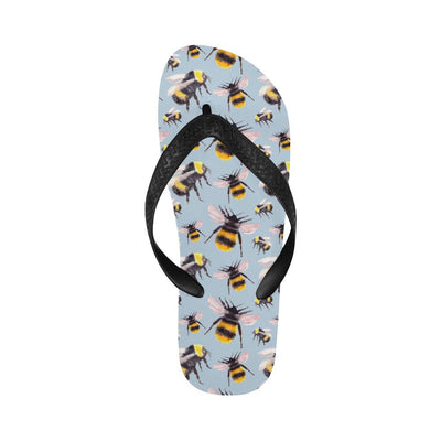 Bee Pattern Print Design BEE08 Flip Flops-JorJune