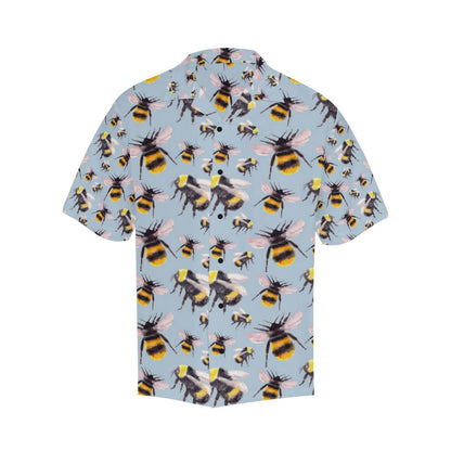Bee Pattern Print Design BEE08 Men Hawaiian Shirt-JorJune