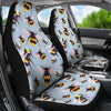 Bee Pattern Print Design BEE08 Universal Fit Car Seat Covers