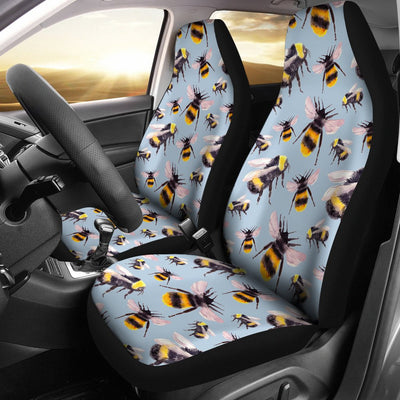 Bee Pattern Print Design BEE08 Universal Fit Car Seat Covers