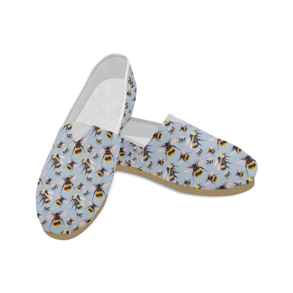 Bee Pattern Print Design BEE08 Women Casual Shoes-JorJune.com