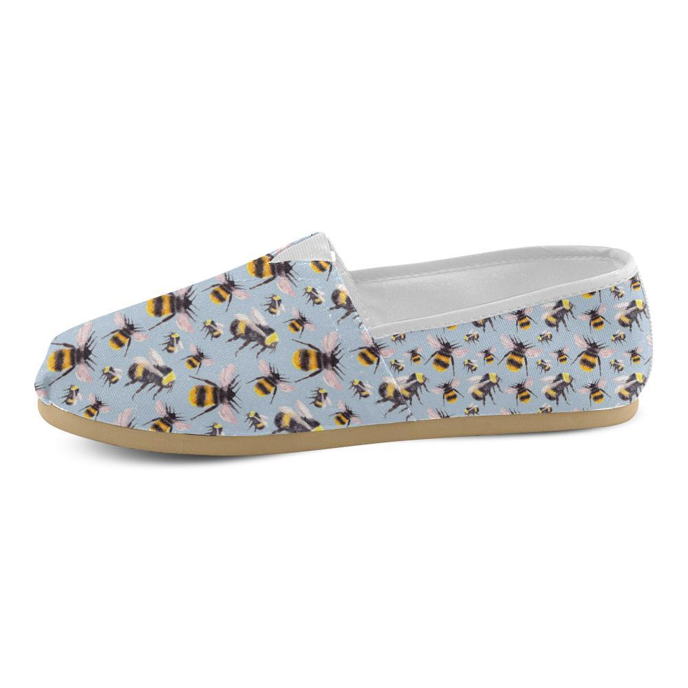 Bee Pattern Print Design BEE08 Women Casual Shoes-JorJune.com