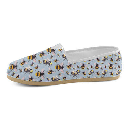 Bee Pattern Print Design BEE08 Women Casual Shoes-JorJune.com