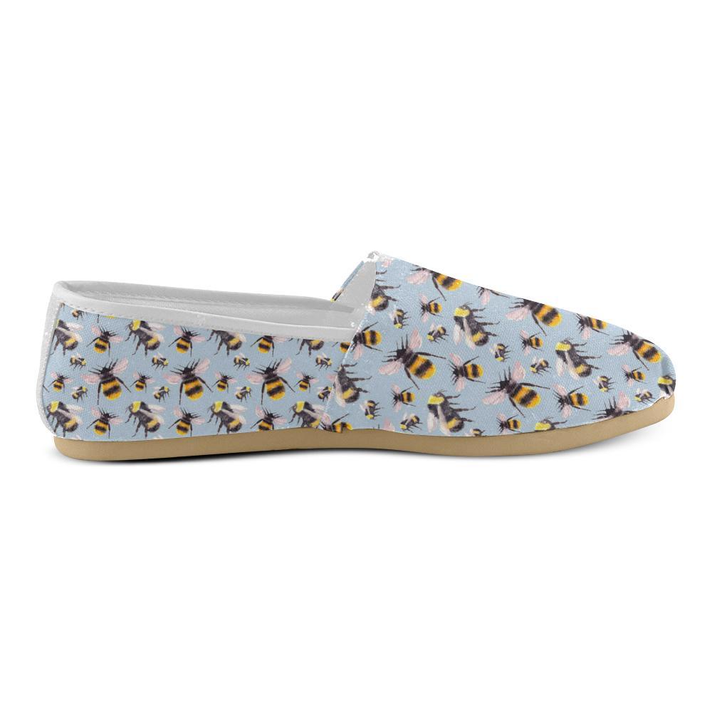 Bee Pattern Print Design BEE08 Women Casual Shoes-JorJune.com
