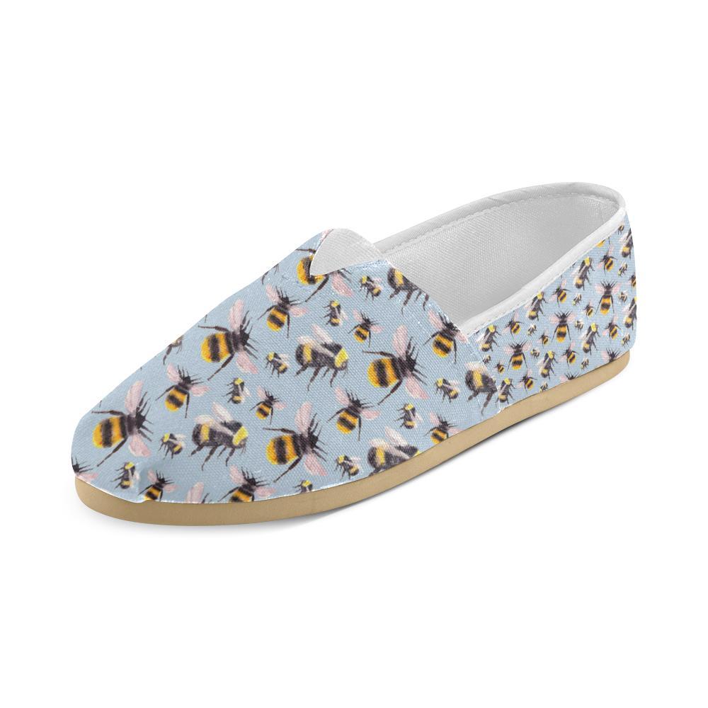 Bee Pattern Print Design BEE08 Women Casual Shoes-JorJune.com
